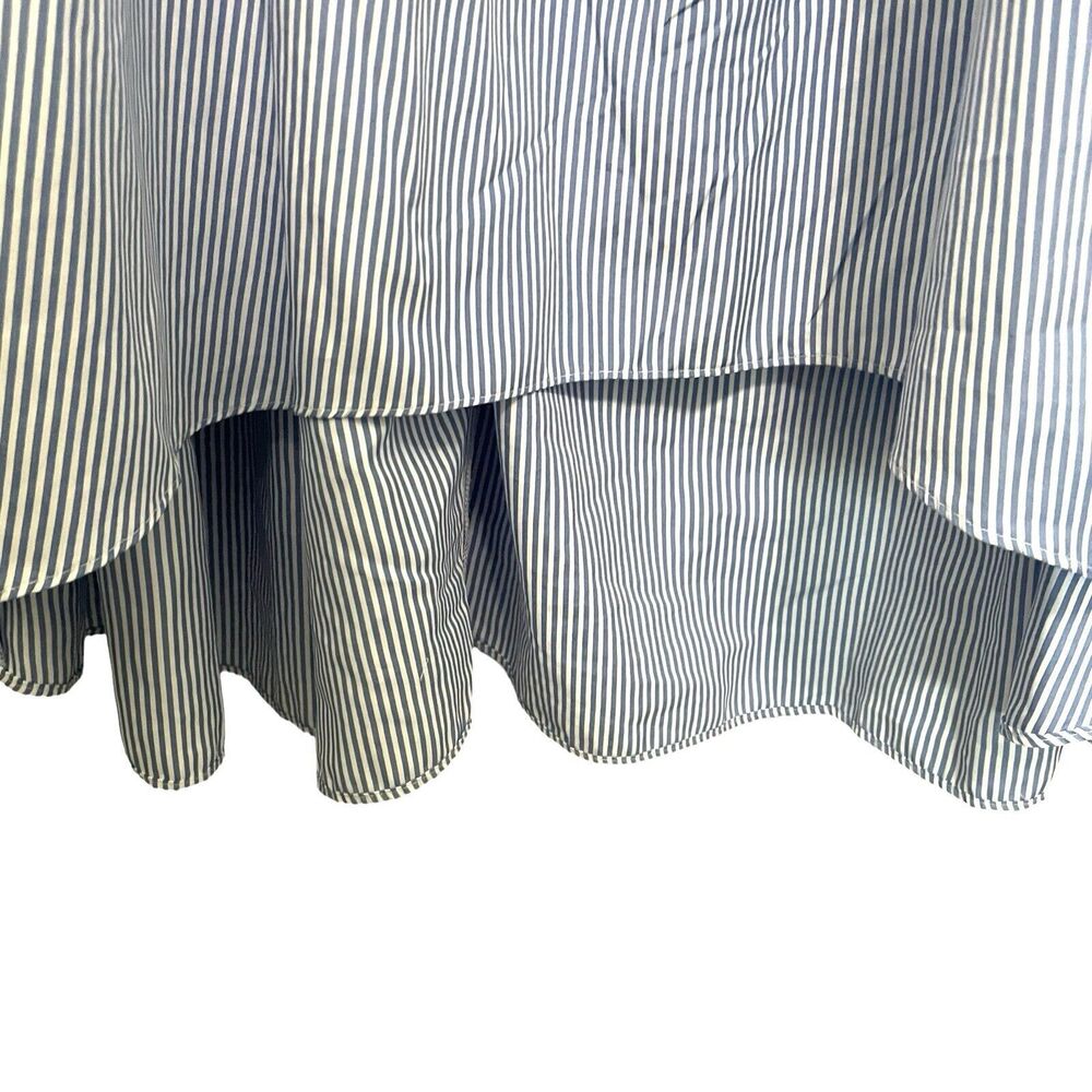 Maison Tara Blue and White Striped Maxi Dress - Picture 11 of 15